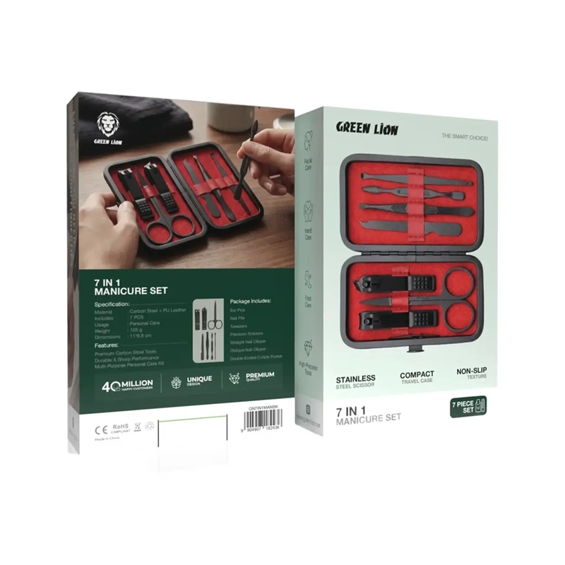 ست مانیکور 7 عددی گرین لاین مدل Compact Travel Case