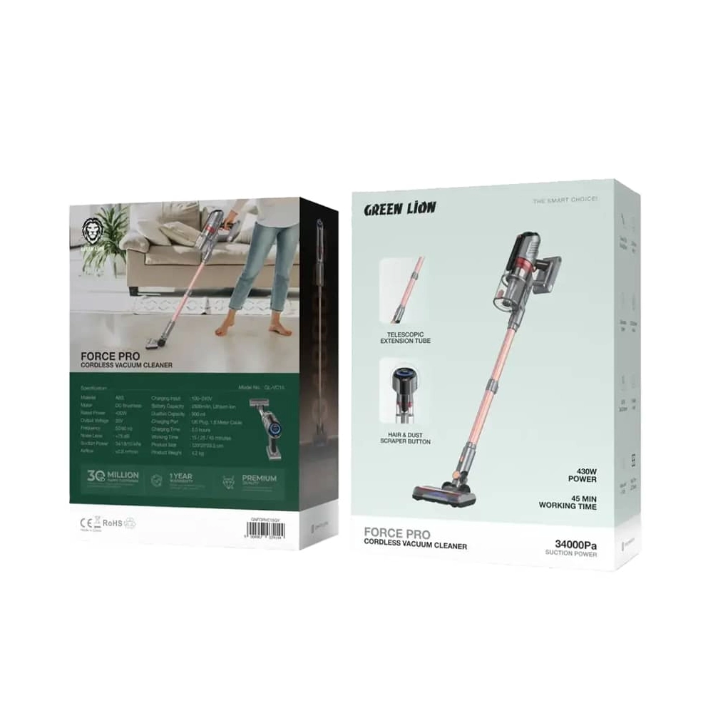 جارو شارژی بی‌سیم گرین لاین مدل Force Pro